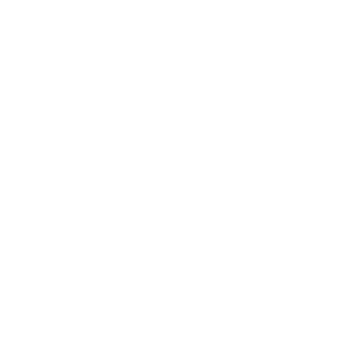 Shopping cart icon inside of a white circle